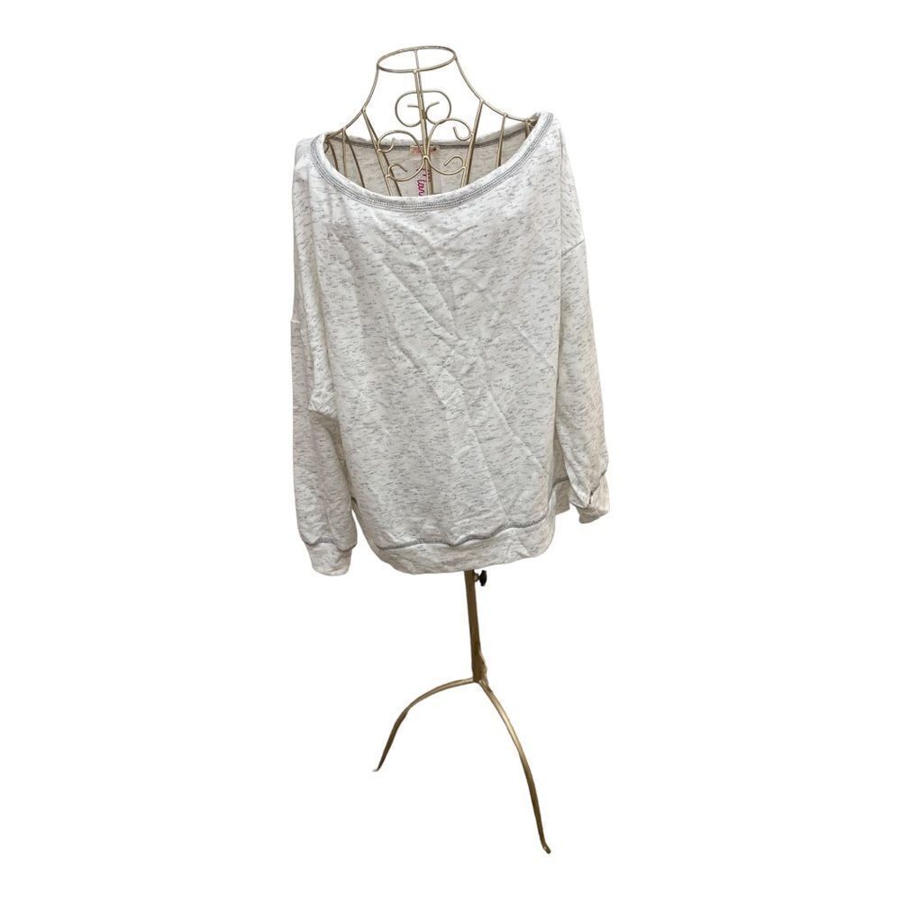 Maronie Oversized Sweatshirt Size Medium Gray NWT new with tags